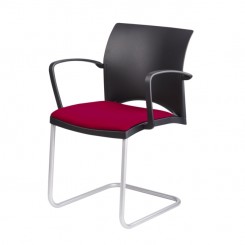 Viasit Freischwinger Rückenlehnenhöhe 39cm Linea 107.0000 konfigurierbar 