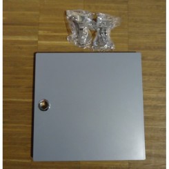 Viasit Tür System 4 silbergrau 37,5x37,5cm 15033 