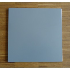 Viasit Aussenblech für Montageseite System 4 silbergrau 37,5x37,5cm 151264 