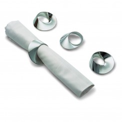 Philippi Serviettenringe Swirl 4St. silber 193180 