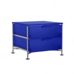 Kartell Mobil Container 2 Schübe kobaltblau 2005L2 