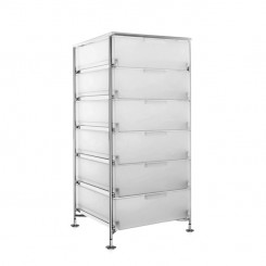 Kartell Mobil Container 6 Schübe eisfarben 2041L1 