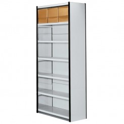 Kerkmann Magazinregal m. Rückwand 2469 STORA 100 100x260cm 