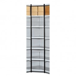 Kerkmann Magazin-Eckregal m. Rückwand 2477 STORA 100 37x260cm 