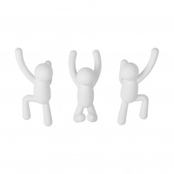 Umbra Garderobenhaken Buddy 3er Set weiß 318165-660 