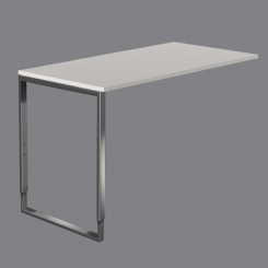 Kerkmann Anbau-Schreibtisch AVETO 4515 mit Kufen-Gestell 