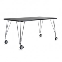 Kartell Schreibtisch auf Rollen 160cm Max schiefergrau 45112A 