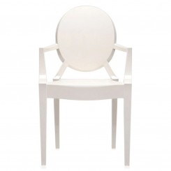 Kartell Stuhl Louis Ghost weißglänzend 4852E5 