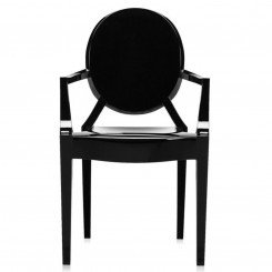 Kartell Stuhl Louis Ghost schwarzglänzend 4852E6 