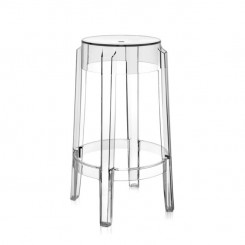 Kartell Arbeitshocker Charles Ghost glasklar 4898B4 