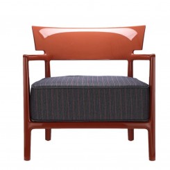 Kartell Sessel Cara Outdoor rostbraun/blau-orange 58443M 