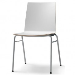 Wiesner Hager Stapelstuhl update Schichtstoff Sitzpolster 6352_201 konfigurierbar 