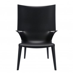 Kartell Sessel Uncle Jim mattschwarz 641009 