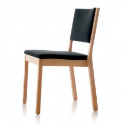 Wiesner Hager S13 Stapelstuhl 6710-103 Buche/gepolstert, konfigurierbar 