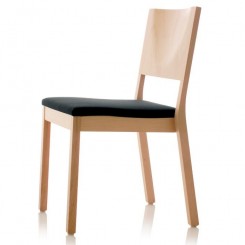 Wiesner Hager S13 Stapelstuhl 6710-701 Eiche/Sitzpolster, konfigurierbar 