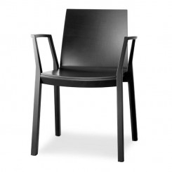 Wiesner Hager arta Stapelstuhl mit AL 6891-200 Buche konfigurierbar 