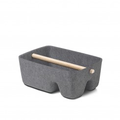 pieperconcept Ablagekorb Kata mini Filz grau 809072815 