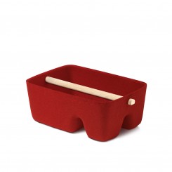 pieperconcept Ablagekorb Kata mini Filz rot 809068815 
