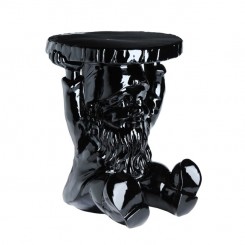 Hocker Gnomes Attila schwarz 883109 