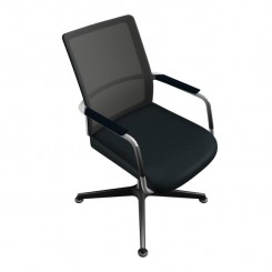 Köhl Drehsessel Anteo ALU Network auf Gleitern mit Rückschwing-T konfigurierbar 