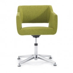 Köhl Artiso Konferenzstuhl auf 4-strahligen Fußkreuz drehbar mit Rückschwing-Technik 