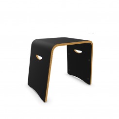 Assmann Consento Bergamo Hocker schwarz, stapelbar schwarz