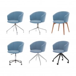 Assmann Consento Trento Polsterstuhlserie, konfigurierbar 