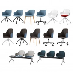 Assmann Consento Triest Polsterstuhlserie, konfigurierbar 