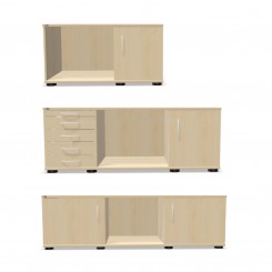 Assmann Pontis Technikcontainer 8HE, konfigurierbar 