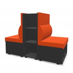 Assmann Syneo Part Diner Loungemöbel, akustisch wirksam, konfigurierbar 