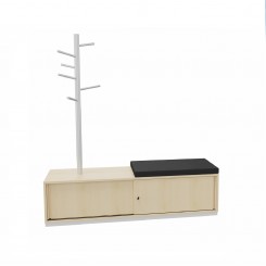 Assmann Syneo Part Schiebetürenschrank mit Garderobenelement, konfigurierbar 