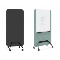 Assmann Syneo Part, mobile Stellwand auf Rollen, konfigurierbar 