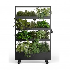 Assmann Syneo Part, Wondawall, Trennwand auf Rollen, offen, konfigurierbar 