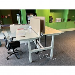 Assmann Tensos Doppelarbeitsplatz Steh-Sitz Ausstellungsstück 