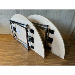 Wiesner Hager 2x Klapptisch Halbkreis Ausstellungsstück 