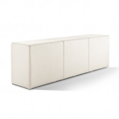 Bank Pomp Leder cremeweiss B20011 