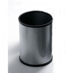 Abfallbehälter mit oberer Ringaufsatz Basics P-2200 in weiß 