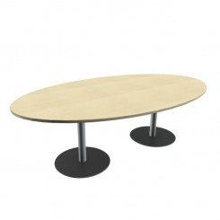 Palmberg Konferenz KF Besprechungstisch Länge 240cm, konfigurierbar 