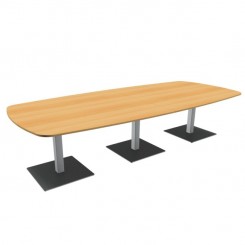 Palmberg Konferenz KF Besprechungstisch Länge 320 cm, konfigurierbar 