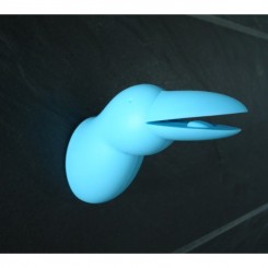 Wandhaken Bird Hook blau D590BL 