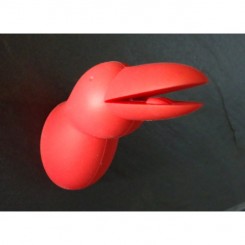 Wandhaken Bird Hook rot D590RD 