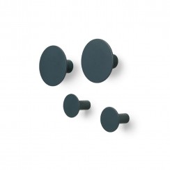 Blomus PONTO Wandhaken 4er Set Gunmetal 65800 