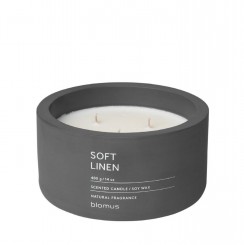 Blomus FRAGA Duftkerze 13 cm, Soft Linen, Magnet, 65958 