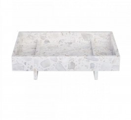 Blomus ABENTO Tablett Marmor Nimbus Cloud 66662 