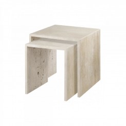 Blomus VARU Set 2 Beistelltische Travertine 66943 