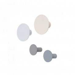 Blomus PONTO Wandhaken 4er Set Warm Grey 66962 