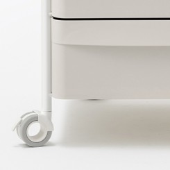 Pedrali Boxie 2C Rollcontainer beige/weiß