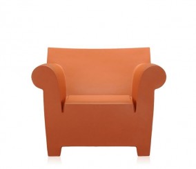 Kartell Sessel Bubble Club erdrot 607064 