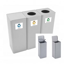 Caimi Centolitri 285 Abfallsammler, geschlossener Deckel 