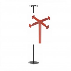 Caimi Met`all Metall Standgarderobe, orangerot 1497 orangerot